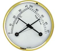 TFA 45.2006 Thermomètre/hygromètre rd.7cm, couleur laiton
