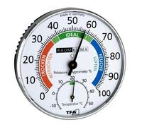 TFA 45.2030 Klimatest Hygromètre de précision à cheveux synthétique (chrome)
