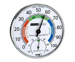 TFA 45.2030 Klimatest Hygromètre de précision à cheveux synthétique (chrome)
