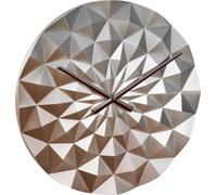 TFA Dostmann 60.3063.51 à quartz Horloge murale 396 mm x 44 mm or rose, métallique rose