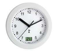 TFA 60.3501 Radio Horloge Salle de Bains Analogue la Preuve Humide Avec Ventouse