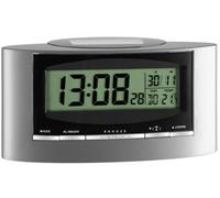 TFA 98.1071 Radio Réveil Numérique Solaire Température Calendrier Snooze Date