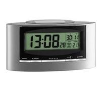 TFA-Dostmann 98.1071 réveille-matin Réveil numérique Noir, Argent