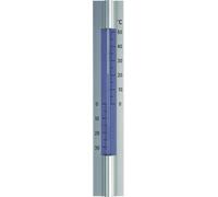 TFA Dostmann Thermomètre analogique 12.2045 intérieur/extérieur aluminium argent