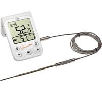 TFA Dostmann 14.1510.02 Thermomètre de barbecue surveillance de la température à coeur, capteur filaire rôti, grillade, cuisson à