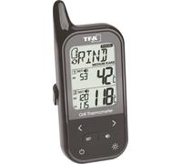 TFA Dostmann 14.1511.01 Thermomètre de barbecue alarme, capteur filaire, température du four et à
