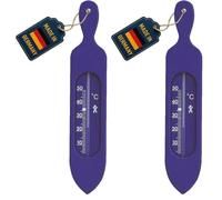 TFA Dostmann 14.3018.06 Thermomètre de bain analogique Bleu 37 x 11 x 195 mm (Lot de 2)