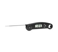 TFA Dostmann 30.1061.01 Thermomètre de cuisine numérique pliable avec décapsuleur, rétroéclairage, thermomètre à viande pour barbecue, L 160 (275 x l 44 x H 21 mm)