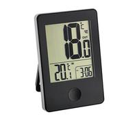 TFA Dostmann 30.3051 Pop, Thermomètre numérique sans Fil (Noir avec Batteries)