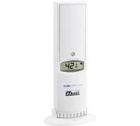 TFA Dostmann Émetteur thermo-hygro 30.3180.IT avec écran, mesure température et humidité, blanc