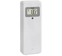 TFA Dostmann Emetteur supplémentaire/de remplacement température, 30.3248.02, pour 60.4521.01| 35.1163.01, transmission de la température sans fil, blanc