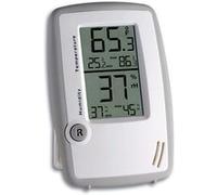 TFA Dostmann 30.5015 Thermometre Hygromètre digital Room Control (argent/Blanc)