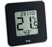 TFA Dostmann 30.5021 Style Thermomètre-hygromètre numérique Noir