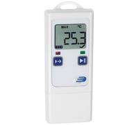 TFA Dostmann Enregistreur de données numérique LOG40, 31.1065.02, température/capteur externe, MAX/MIN/AVG, alarme, mémoire pour 40 000 enregistrements, interface USB, sortie PDF, blanc
