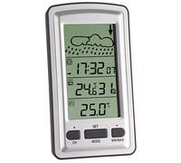 TFA-Dostmann 35.1079 Station météo Radio Axis (Argent avec Batteries)