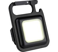 TFA Dostmann 43.2040.01 COB Mini Arbeitsleuchte LED Lampe de travail, Lampe de camping, Lampe porte-clés, Mini lampe de poche 350 lm, 180 lm, 40 lm batteries