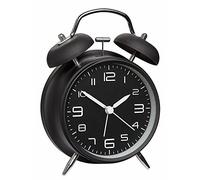 TFA Dostmann 60.1025.01 Bell réveil Noir/Mat Nostalgie réveil Mouvement à Faible Bruit