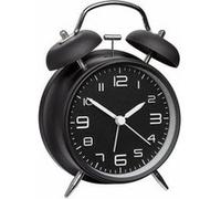 TFA Dostmann Réveil 60.1025.01 Bell Nostalgie Mouvement à faible bruit Noir mat