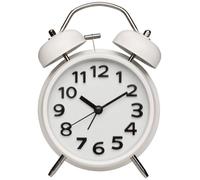 TFA Dostmann 60.1040.02 à quartz Réveil blanc Heures de réveil 1 mécanisme d'horloge silencieux