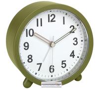 TFA Dostmann 60.1043.20 Réveil analogique avec mouvement silencieux - Horloge de table avec mouvement à quartz - Fonctionne avec piles - Avec fonction snooze - Rétroéclairage - Facile à lire