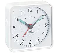 TFA Dostmann 60.1510 Picco Radio-réveil analogique (Blanc avec Batterie)