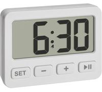 TFA Dostmann 60.2036.02 à quartz Réveil blanc Heures de réveil 1 1 minuterie