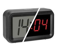 TFA Dostmann 60.2038.01 à quartz Réveil noir Heures de réveil 1 grand écran