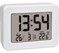 TFA Dostmann 60.2044.02 à quartz Réveil blanc Heures de réveil 1