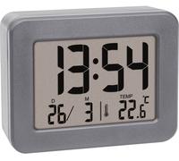 TFA Dostmann 60.2044.10 à quartz Réveil gris Heures de réveil 1