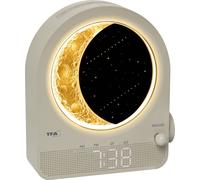 TFA Dostmann 60.2053.15 à quartz Simulateur d'aube gris clair Heures de réveil 2 lumière d'ambiance