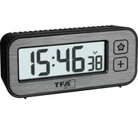 TFA Dostmann 60.2522.10 radiopiloté(e) Réveil gris Heures de réveil 1