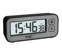 TFA Dostmann 60.2522.10 radiopiloté(e) Réveil gris Heures de réveil 1