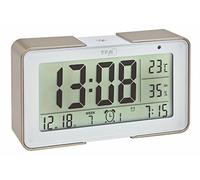 TFA Dostmann 60.2540 Réveils électronique Melody avec différentes tonalités d'alarme (Champagne avec Batteries)