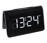 TFA Dostmann 60.2543.02 radiopiloté(e) Réveil noir Heures de réveil 1 grand