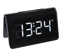 TFA Dostmann 60.2543.02 radiopiloté(e) Réveil noir Heures de réveil 1 grand