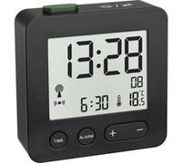 TFA-Dostmann 60.2545.01 réveille-matin Réveil numérique Noir