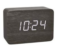 TFA Dostmann 60.2549.01 radiopiloté(e) Réveil bois, marron foncé Heures de réveil 1 noir G