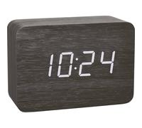 TFA Dostmann 60.2549.01 radiopiloté(e) Réveil bois, noir Heures de réveil 1