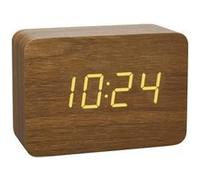 TFA Dostmann 60.2549.08 radiopiloté(e) Réveil bois, marron clair Heures de réveil 1 G