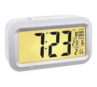 TFA Dostmann 60.2553.02 radiopiloté(e) Réveil argent, blanc Heures de réveil 1