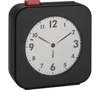 TFA Dostmann 60.2555.01 radiopiloté(e) Réveil noir Heures de réveil 1