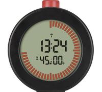 TFA Dostmann 60.2569.01 radiopiloté(e) Réveil noir, rouge Heures de réveil 1 1 minuterie, grand écran
