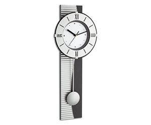 TFA Dostmann 60.3001 Pendule murale, Argent