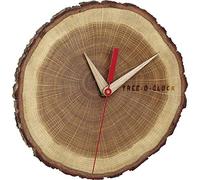 TFA Dostmann Horloge murale 60.3046.08 à quartz en chêne bois véritable 172×180×40 mm