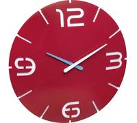 Horloge murale TFA Dostmann 60.3047.05 à quartz 35 cm x 3.5 cm rouge