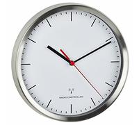 TFA Dostmann 60.3530.02 Radio contrôlée Horloge Murale avec Silencieux Sweep Horloge sans Ticking