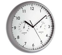 TFA-Dostmann 98.1072 Horloge murale et de table Horloge à quartz Rond Argent