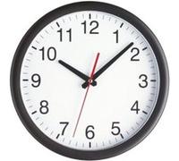 Tfa dostmann 98.1077 horloge murale avec contour en plastique noir G