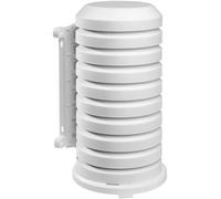 TFA Dostmann Housse de protection pour émetteur extérieur 98.1114.02 blanche protège soleil et pluie