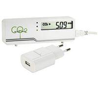 TFA Dostmann AirControl TFA 31.5006 Mini compteur de CO2 avec bloc d'alimentation Blanc